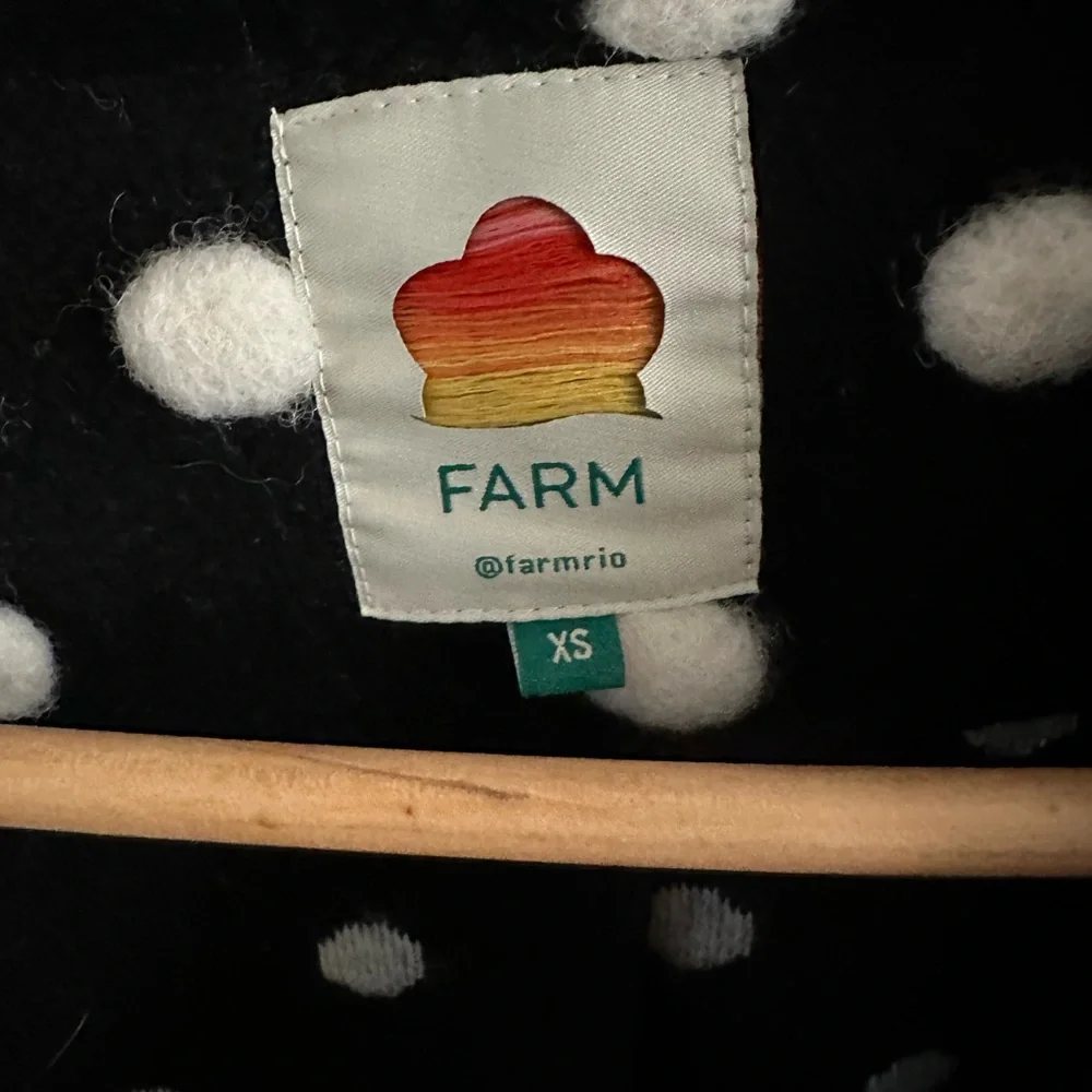 NWOT Farm Rio Polka Dot Midi Coat - Picture 4 of 6